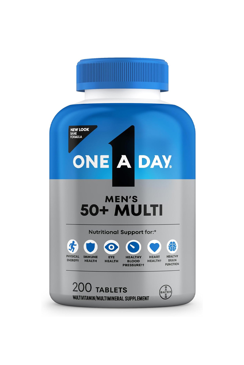 قرص مولتی‌ ویتامین مخصوص مردان ۵۰+ سال One A Day - بسته 200 عددی