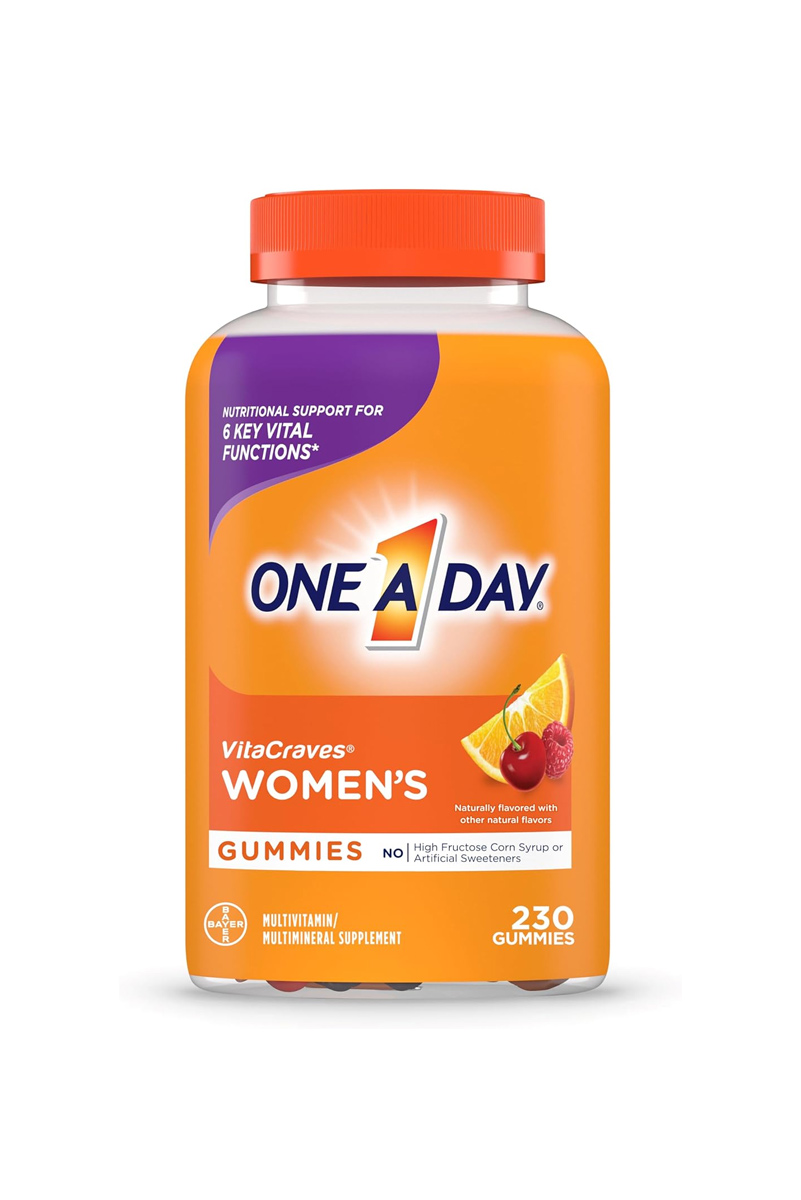 پاستیل مولتی‌ ویتامین پرتقالی بانوان One A Day - بسته 230 عددی