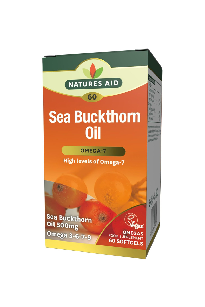 سافت ژل Sea Buckthorn Oil برند Natures Aid - بسته 60 عددی