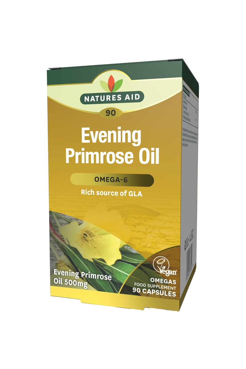کپسول روغن گل مغربی Natures Aid - بسته 90 عددی