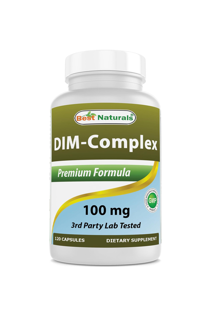 کپسول کمپلکس DIM (دی ایندولیل متان) Best Naturals - بسته 120 عددی