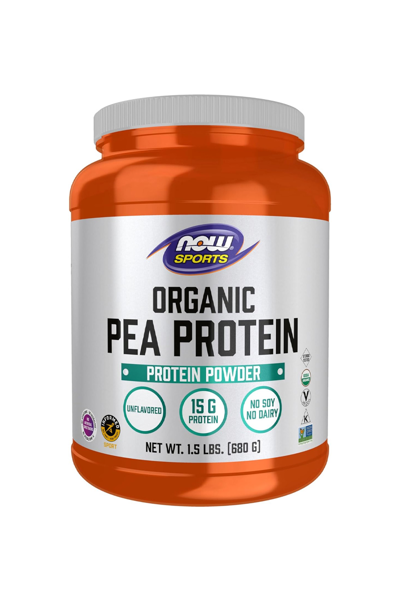 پودر پروتئین Pea Protein برند NOW - حجم ۶۸۰ گرم