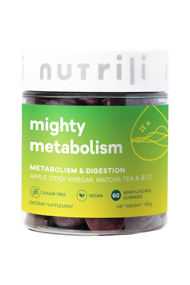 پاستیل Mighty Metabolism کمک به متابولیسم و کنترل اشتها Nutrili - بسته 60 عددی