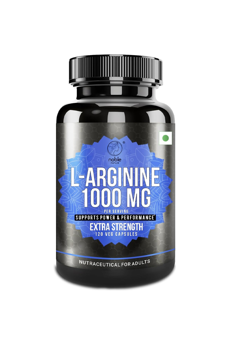 کپسول ال‌ آرژنین Noble Nature - بسته 120 عددی