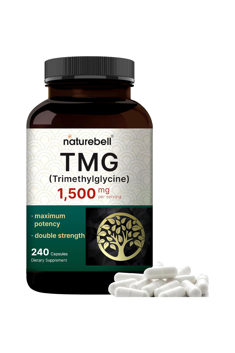 کپسول TMG (تری‌ متیل‌ گلیسین) 1500 میلی‌ گرم NatureBell - بسته 240 عددی