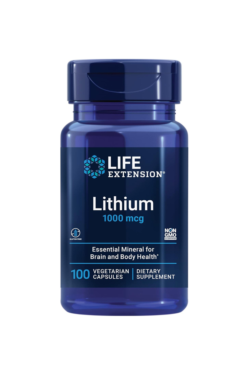 کپسول لیتیوم Life Extension - بسته 100 عددی