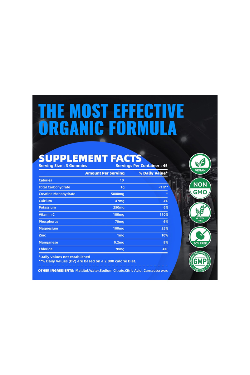 پاستیل کراتین مونوهیدرات Natures Aid – بسته 135 عددی
