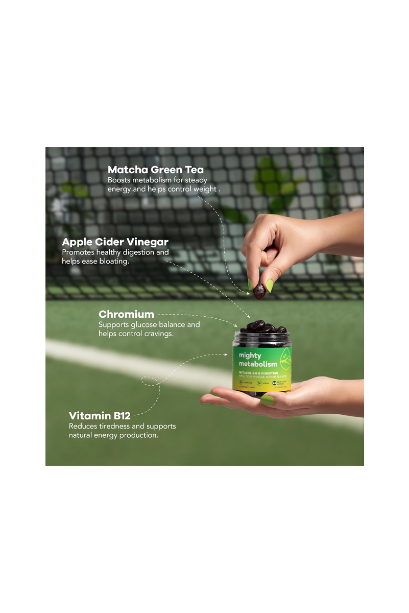پاستیل Mighty Metabolism کمک به متابولیسم و کنترل اشتها Nutrili - بسته 60 عددی