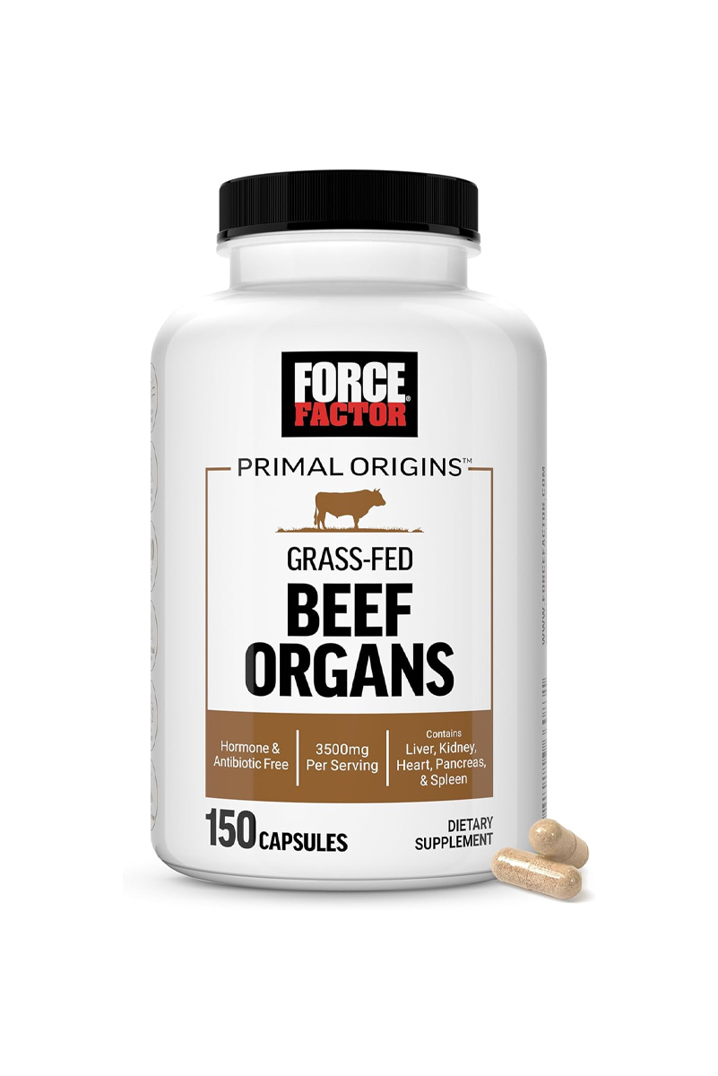 کپسول عصاره اندام گاو تقویت کننده سلامت عمومی و انرژی Force Factor - بسته 150 عددی