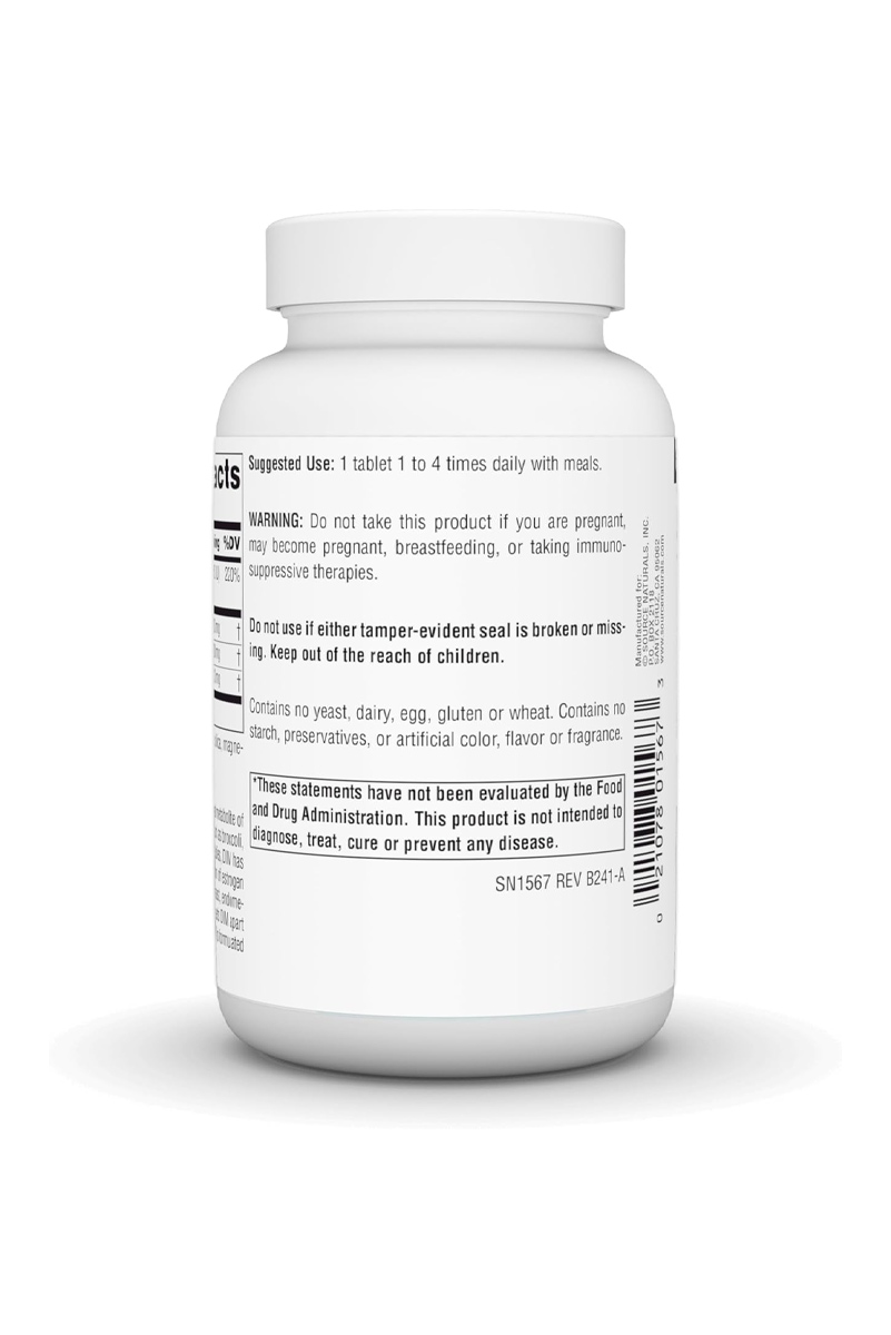 قرص DIM (دی ایندولیل متان) Source Naturals - بسته 120 عددی