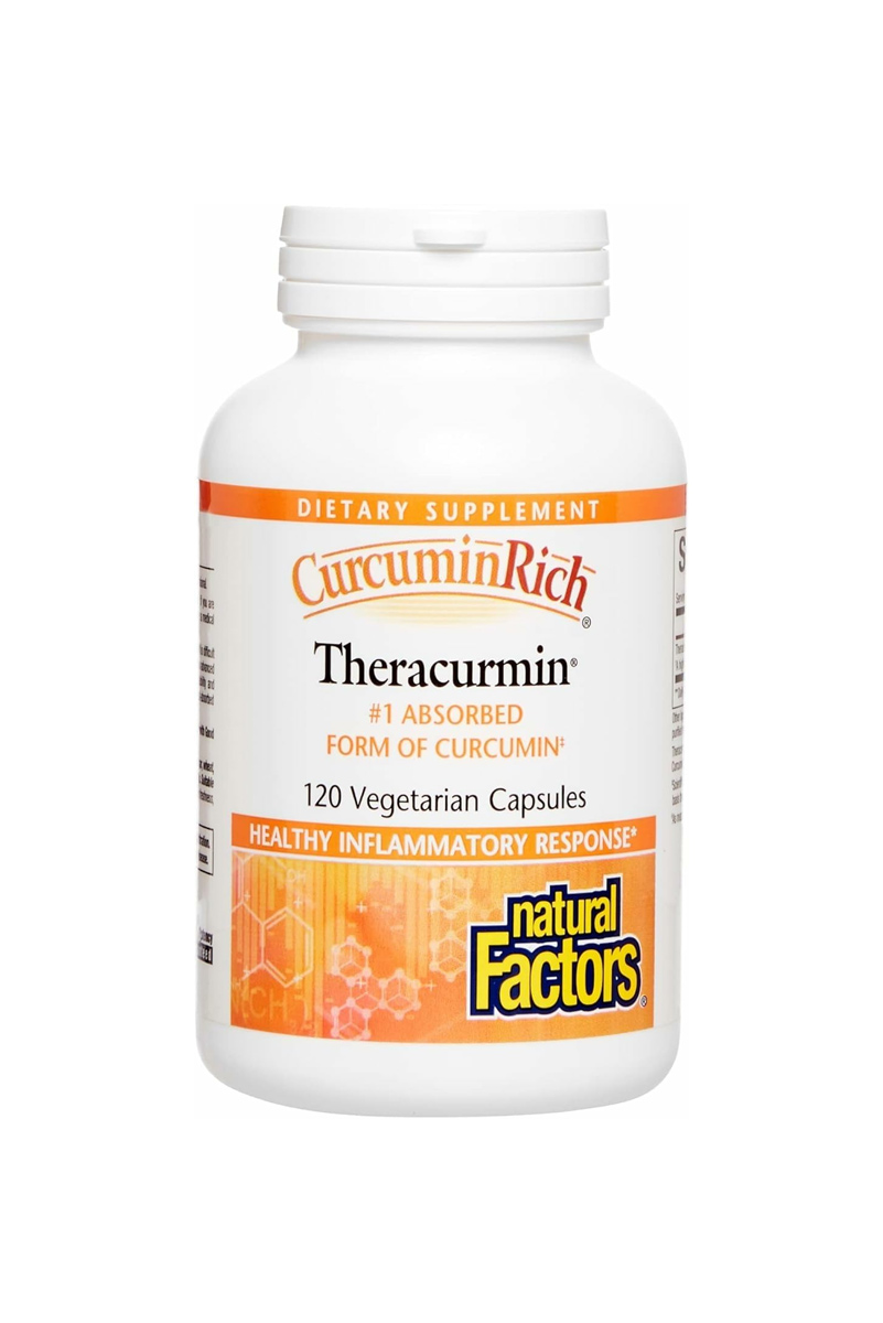 کپسول گیاهی کورکومین ریچ Theracurmin برند Natural Factors - بسته ۱۲۰ عددی