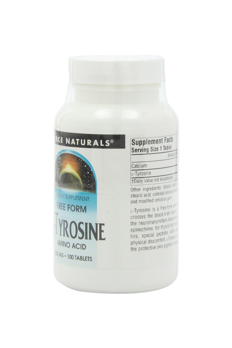 کپسول ال تیروزین 500 میلی گرم Source Naturals - بسته 100 عددی